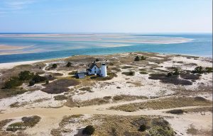 Stage Harbor Light - West Chatham 41.6593 -69.9833. National Landmark