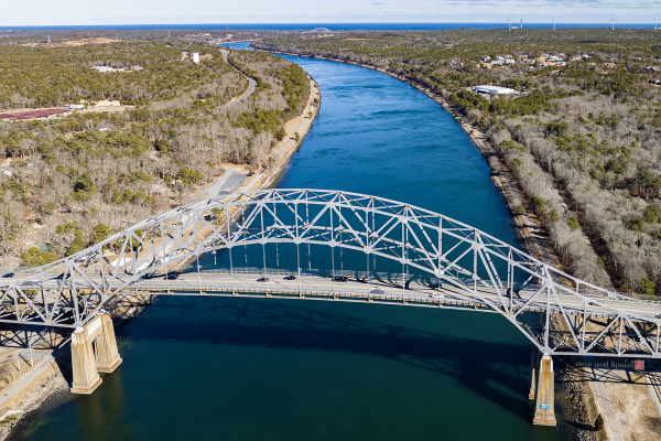 Cape Cod Canal Sky View